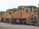 UPY 1317 & 1319 coupled to the caboose